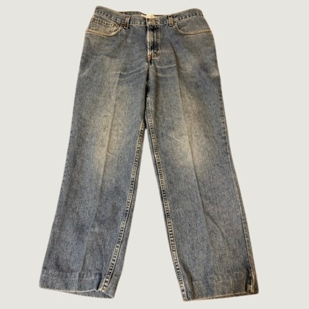 Levis 560 Comfort Fit Jeans Mens 34x30 Blue Medium Wash Loose Tapered Denim VTG